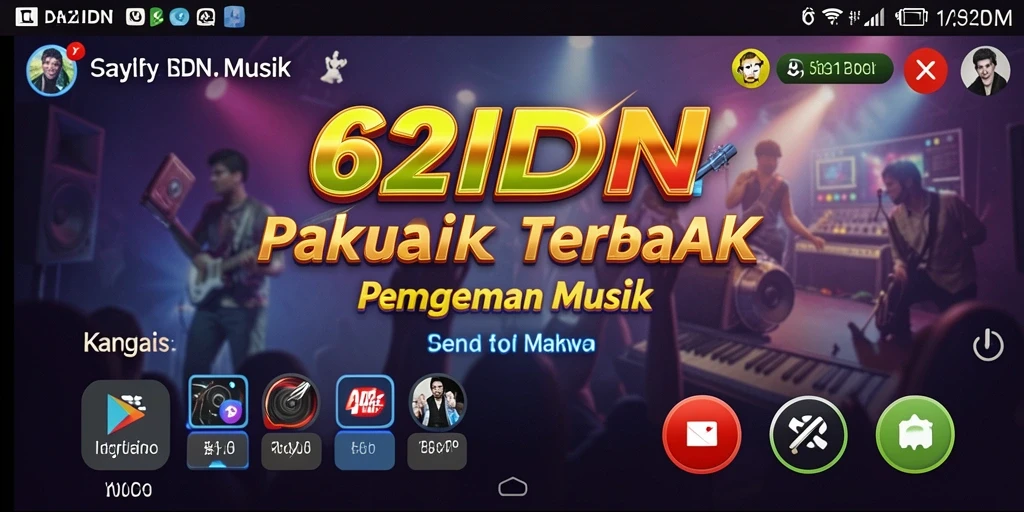 Tampilan gameplay 62IDN yang menarik dengan interaksi musik.