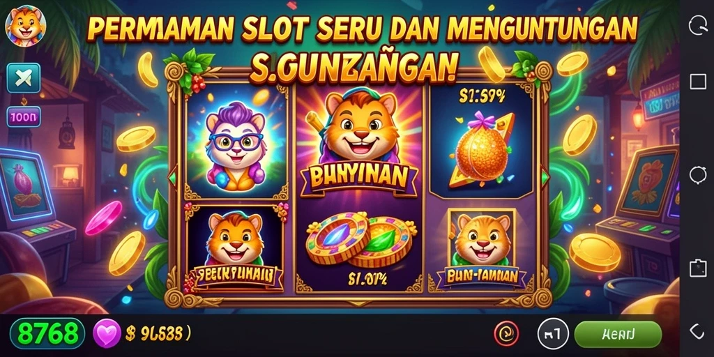 Tampilan menawan dari gameplay slot 8768 yang memikat.