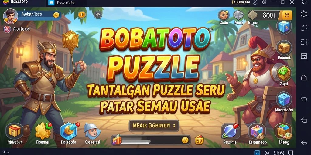 Gameplay Puzzle yang menarik dan penuh warna di BOBATOTO.