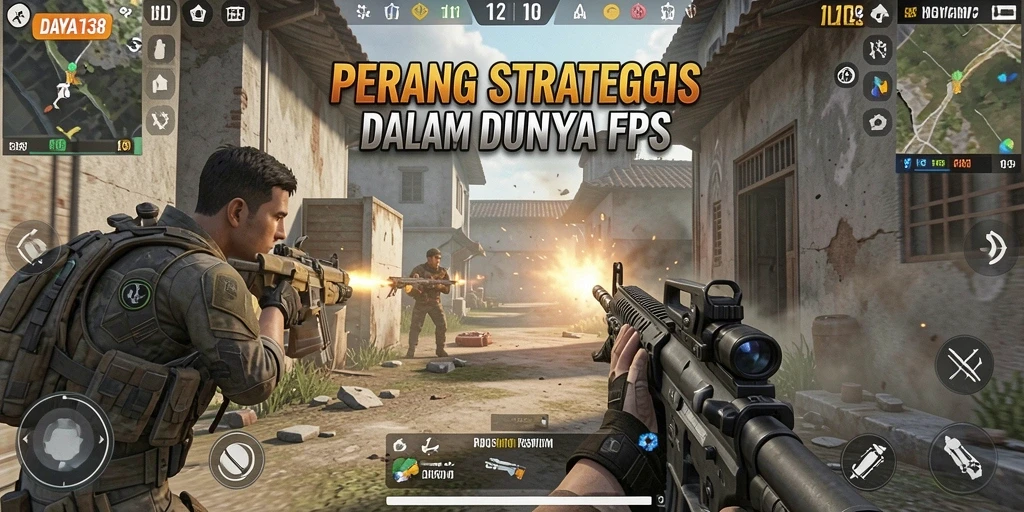 Tampilan gameplay <strong>DAYA138</strong> yang intens dan menarik dalam genre FPS.