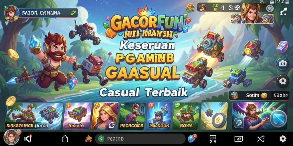 Tampilan menarik dari gameplay GACORFUN yang menyenangkan dan interaktif.