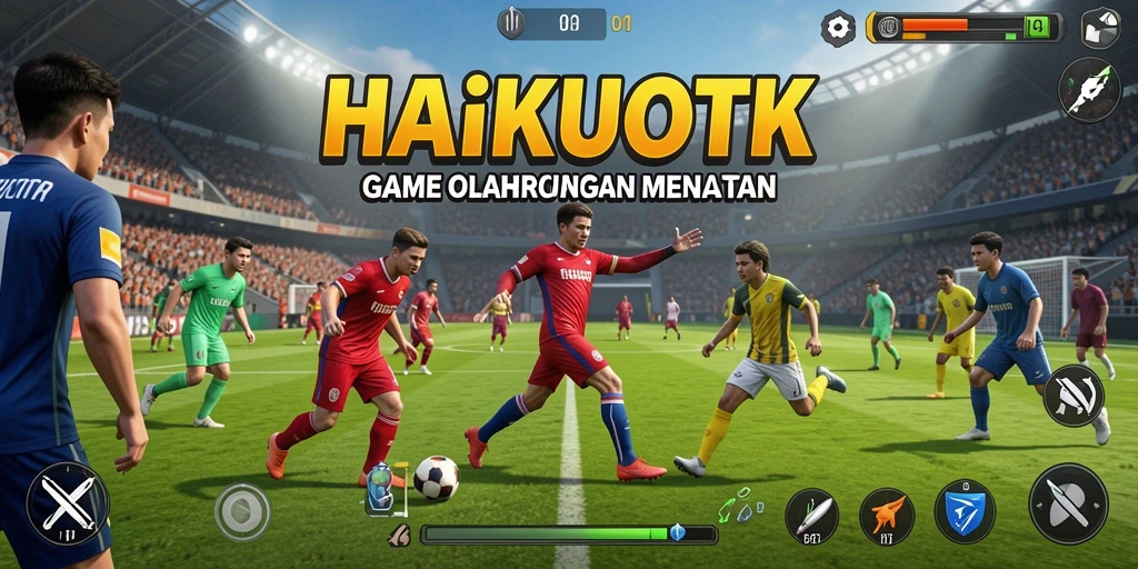 Tampilan gameplay HAIKUOTK yang mendebarkan dan penuh aksi.