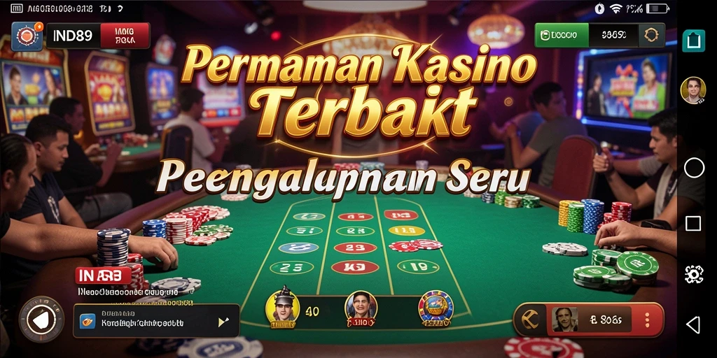 Tampilan gameplay Kasino yang mengasyikkan dan penuh warna.