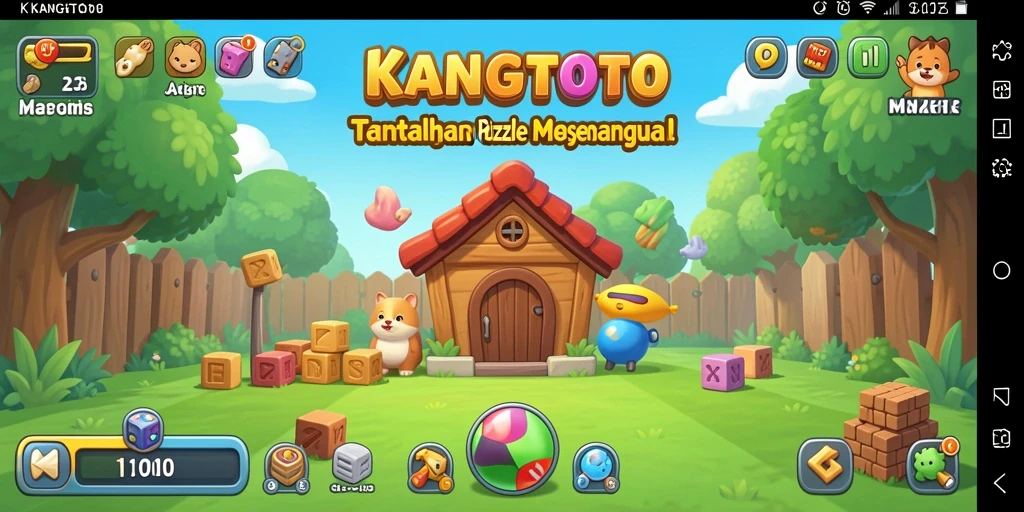 Tampilan gameplay KANGTOTO yang menantang dan seru.