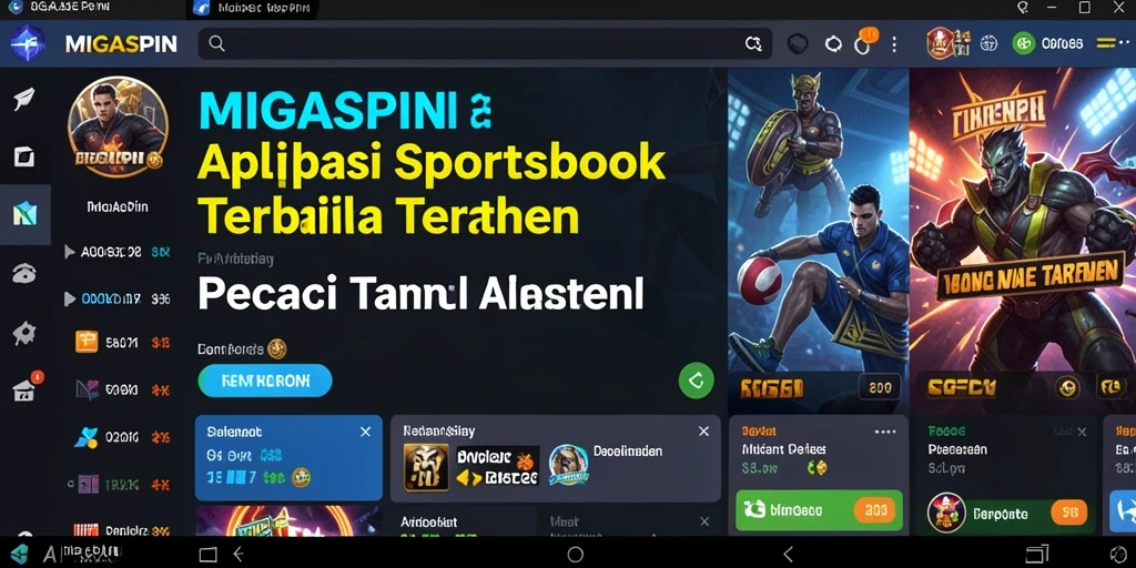 Screenshot MIGASPIN menampilkan pengalaman taruhan yang menegangkan.