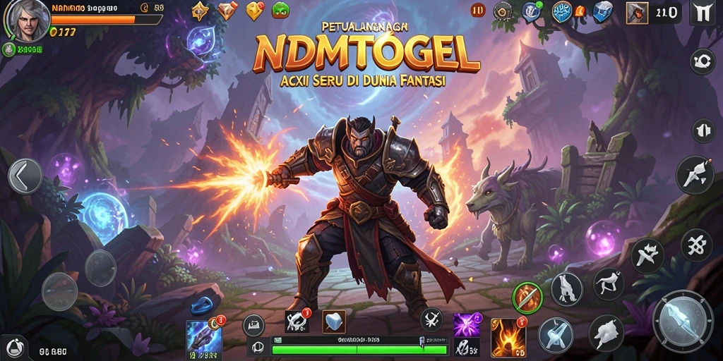 Tampilan gameplay NDMTOGEL yang penuh aksi dan petualangan.